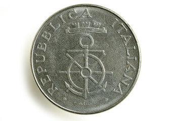 Naklejka premium 100 lire Accademia navale di Livorno 1981 Lira Italiana