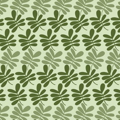 Seamless texture with leaves.Vector pattern