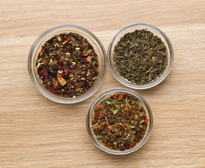 Assortment of dry tea