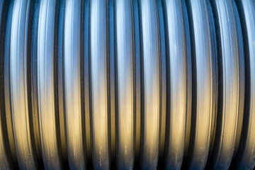 Plastic pipe close up texture
