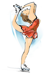 Skating dance © freehand