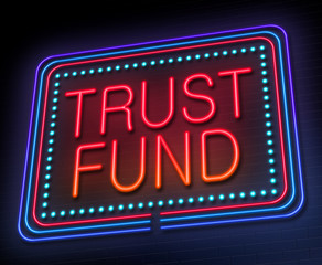 Trust fund concept.