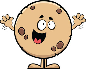 Happy Cartoon Cookie