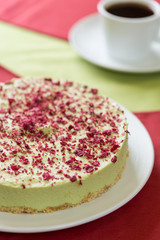 mint cheesecake