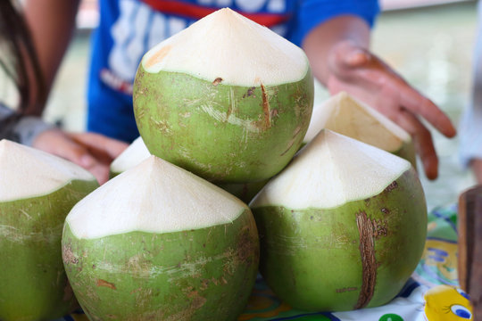 Coconut the floating market