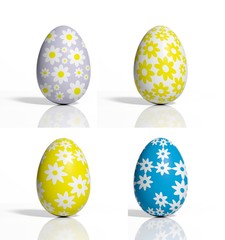 Easter egg with grange 