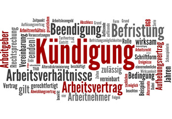 Kündigung (Vertrag, Entlassung)