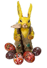 Easter rabbit & eggs