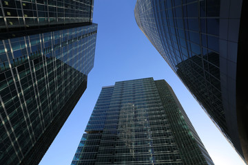 Business offices and trade centers in the business area "Moscow-