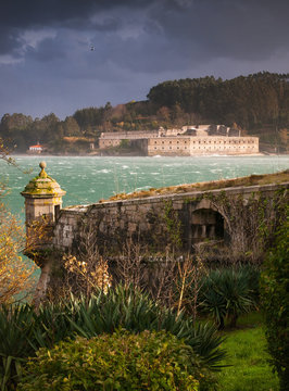 San Felipe and La Palma castles in Ferrol