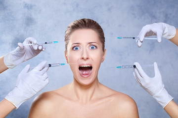 Beauty treatment with botox