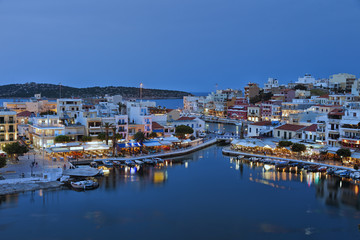 Fototapeta na wymiar Agios NIkolaos.Crete.