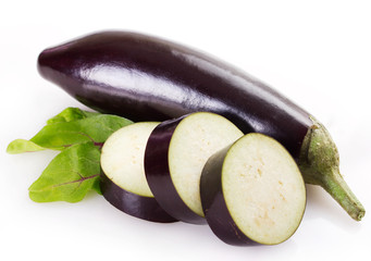 Fresh eggplant