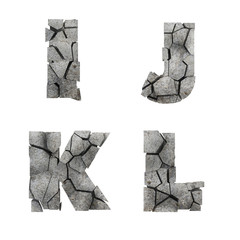 Broken Stone Font