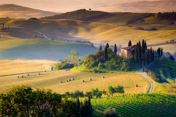 Fotobehang Toscane, landschap © ronnybas