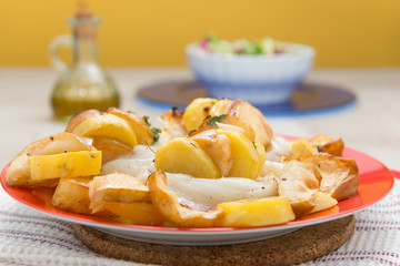 Seppie ripiene con patate e mele renette