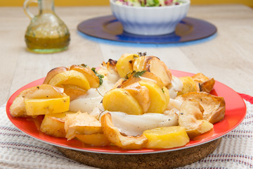 Seppie ripiene con patate e mele renette