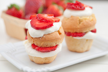 Erdbeer Shortcake Cupcakes
