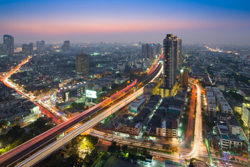 Fototapeta na wymiar Roads in Bangkok