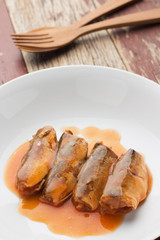 Canned fish