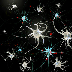 Spiegelneuronen - 3d Render