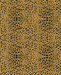 Cheetah skin seamless pattern