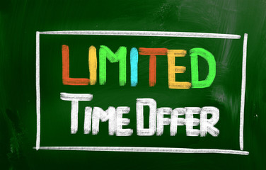 Obraz premium Limited Time Offer Concept