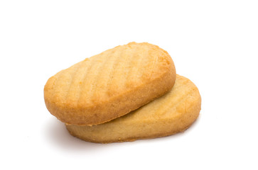 Fototapeta na wymiar Butter cookies isolated