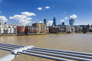 City of London from Millennium Bridge