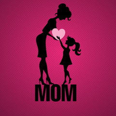 Plakat Happy Mothers Day.