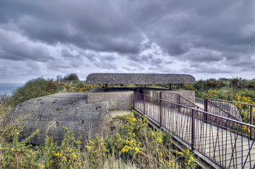 France, Longues sur Mer - HDR poste de commandement