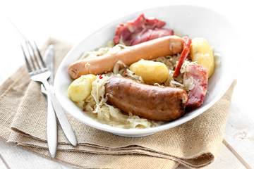 choucroute alsacienne (assiette moderne) 4