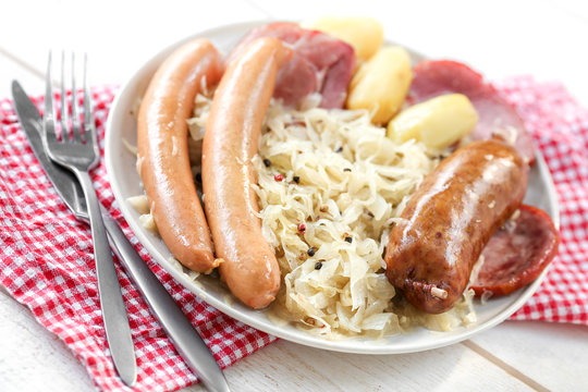 choucroute garnie (serviette vichy) 1