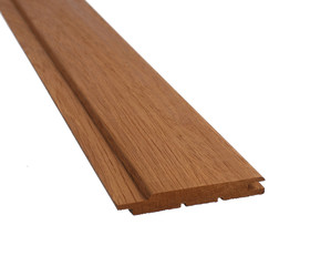 Clean freshly cut wooden plank