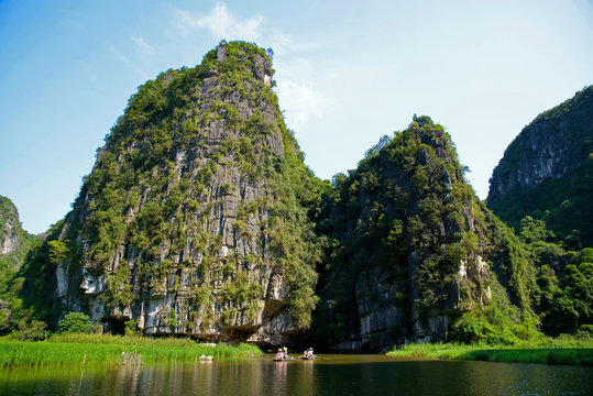 paysage karstique au vietnam