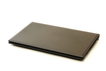 Notebook computer isolated on a white background