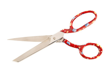 Decorative metal scissors