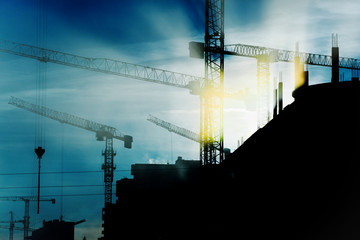 construction cranes
