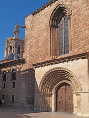Fototapeta na wymiar Cathedral of Valencia, Spain.