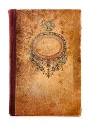 book cover with  ornament