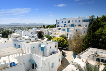 Fototapeta premium Widok na Sidi Bou Said