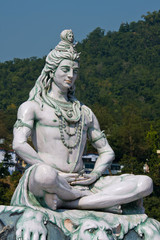 Shiva statue in Rishikesh, India