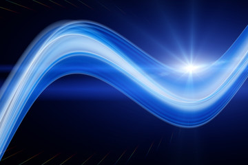 futuristic wave background design with lights