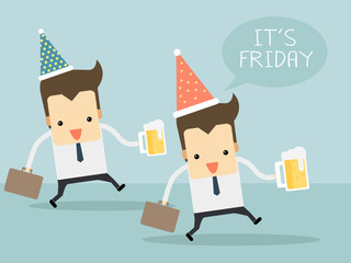 friday after work let's go to party