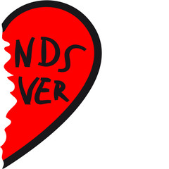 Friends Forever Halbes Herz Rechts