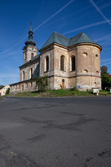 Obraz premium Church, Tepla, Czech Republic, 2013