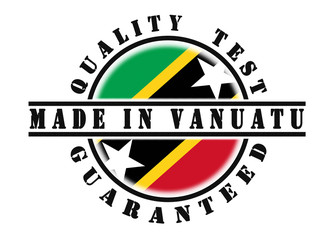 Quality test guaranteed stamp