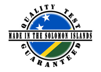 Quality test guaranteed stamp