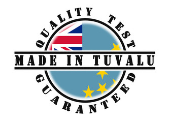 Quality test guaranteed stamp