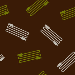 seamless background: usb, plug